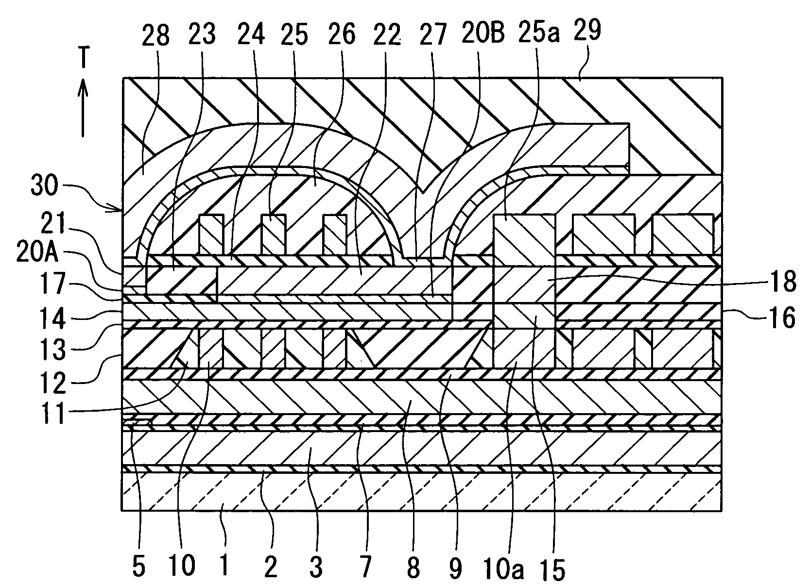 Magnetic structure including two ferromagnetically coupled magnetic layers and method of manufacturing same