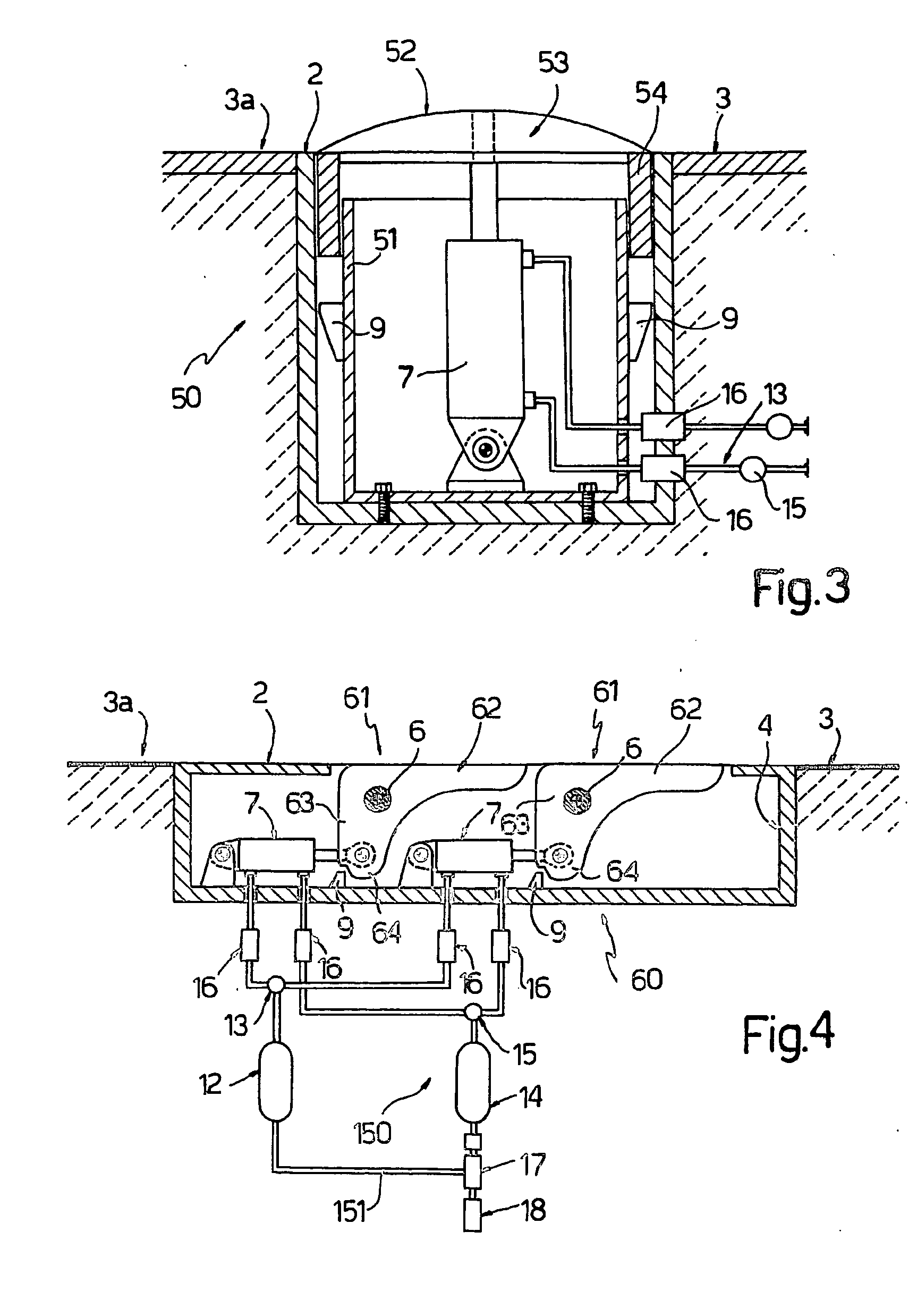Fluid Device for Recovery of the Kinetic Energy of a Vehicle