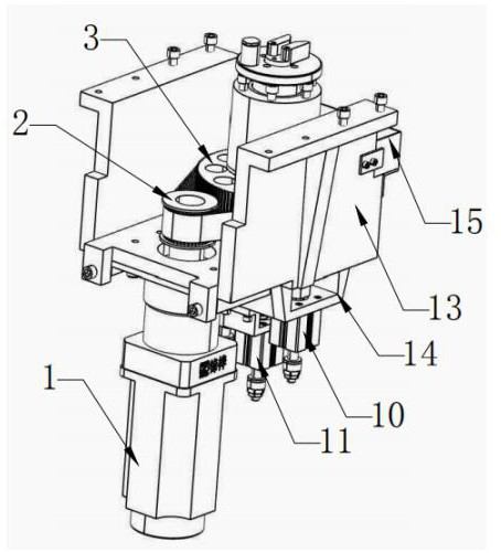 Steel bar bending mechanism applied to automatic hoop bending machine