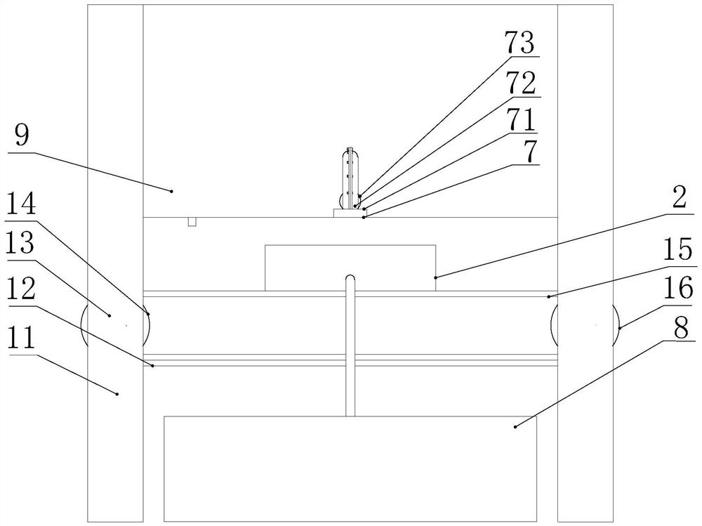 Workbench for casting machining and using method