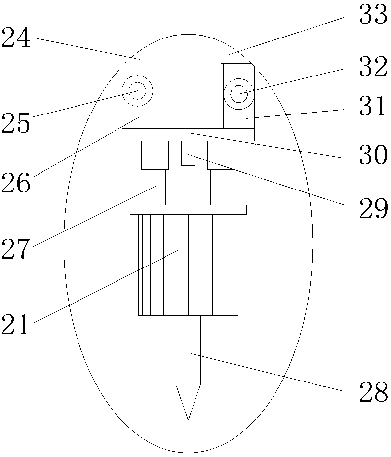 Drilling device for new material