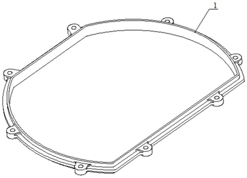 A method for processing hollow frame parts