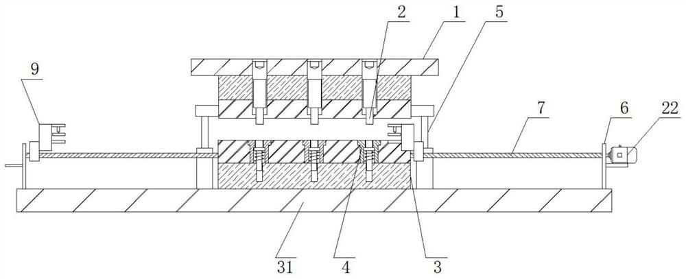 Molding processing device for wiring terminal of electronic component