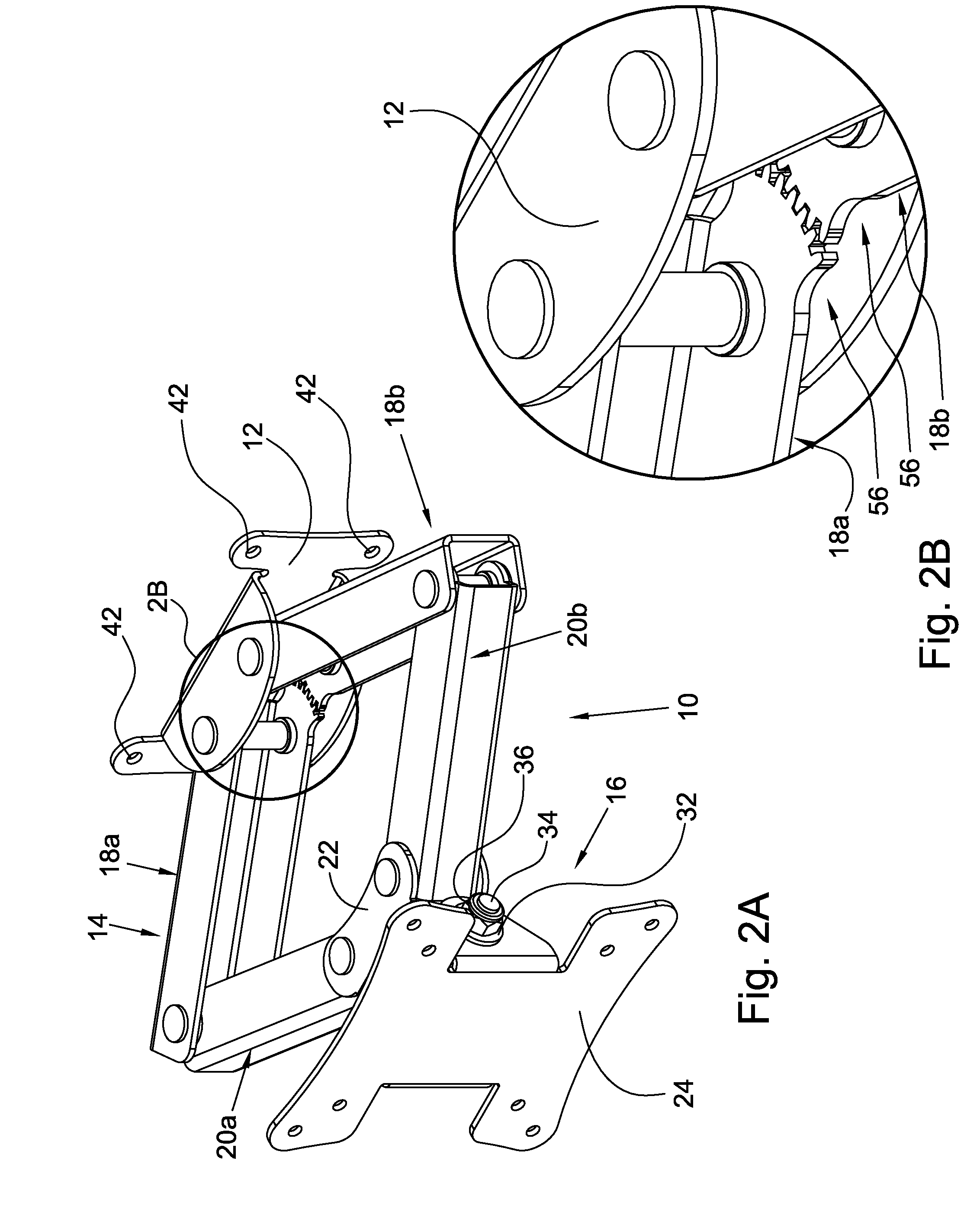 Scissor linkage mechanism