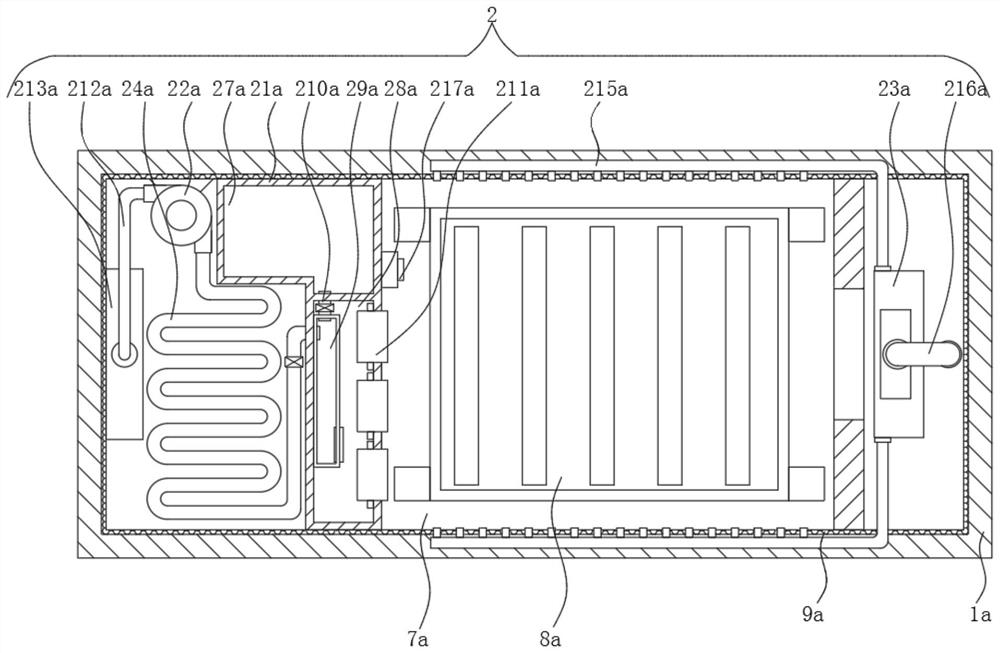 Battery assembly of new energy automobile used in long-time exposure environment