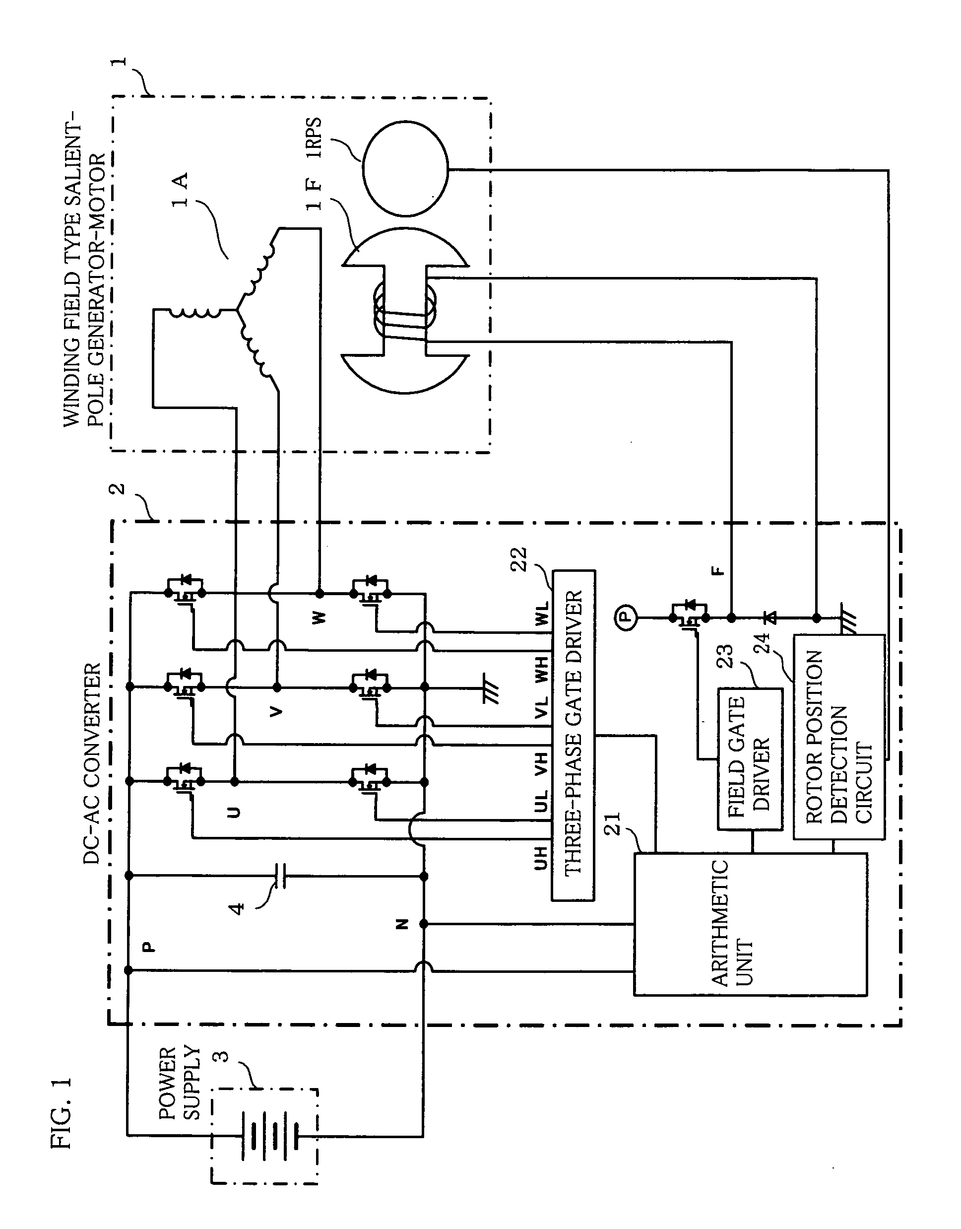 Vehicular generator-motor control apparatus