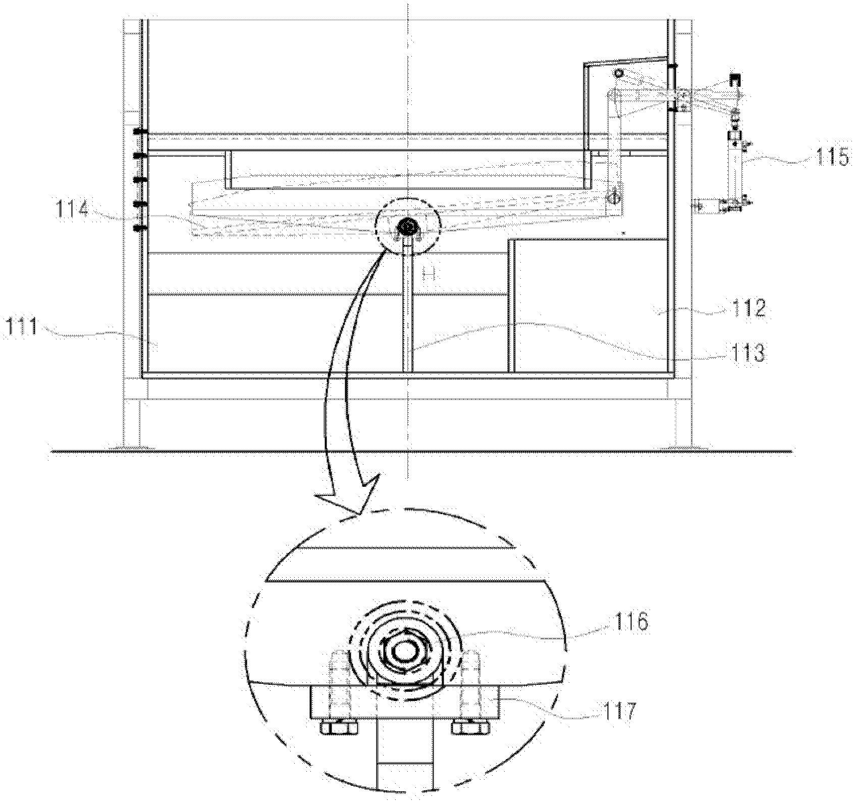Acid dipping device used for nuclear rod jacketing tube and having function of preventing acid wash from leaking