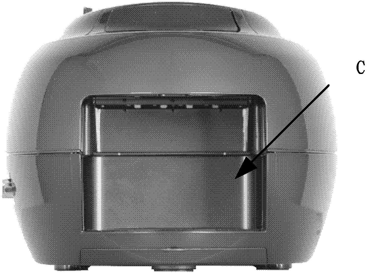 Two-dimensional bar code reading device and method