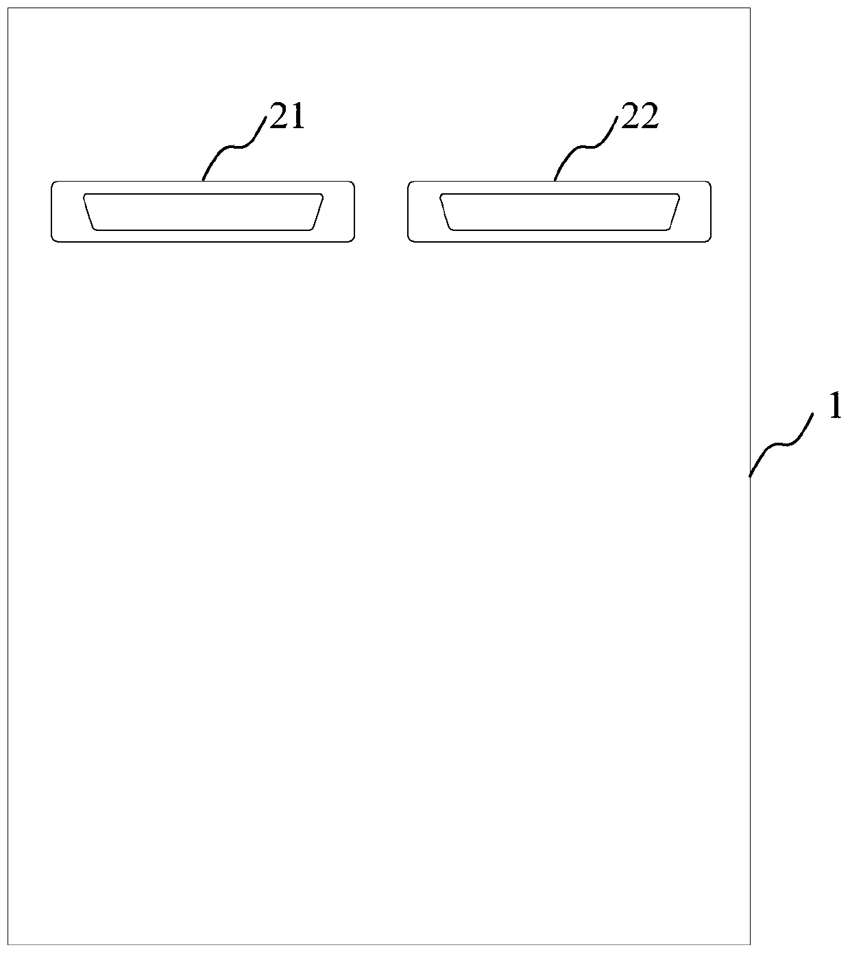 A signal connection system between a network switch carrier board and a sandwich board