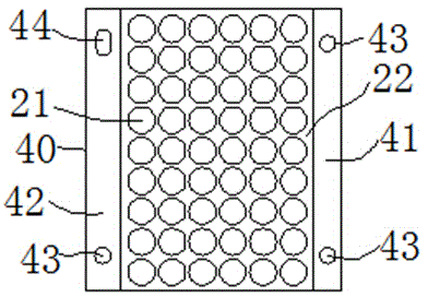 Microphone printed circuit board (pcb) high in utilization rate and lower punching die structure thereof