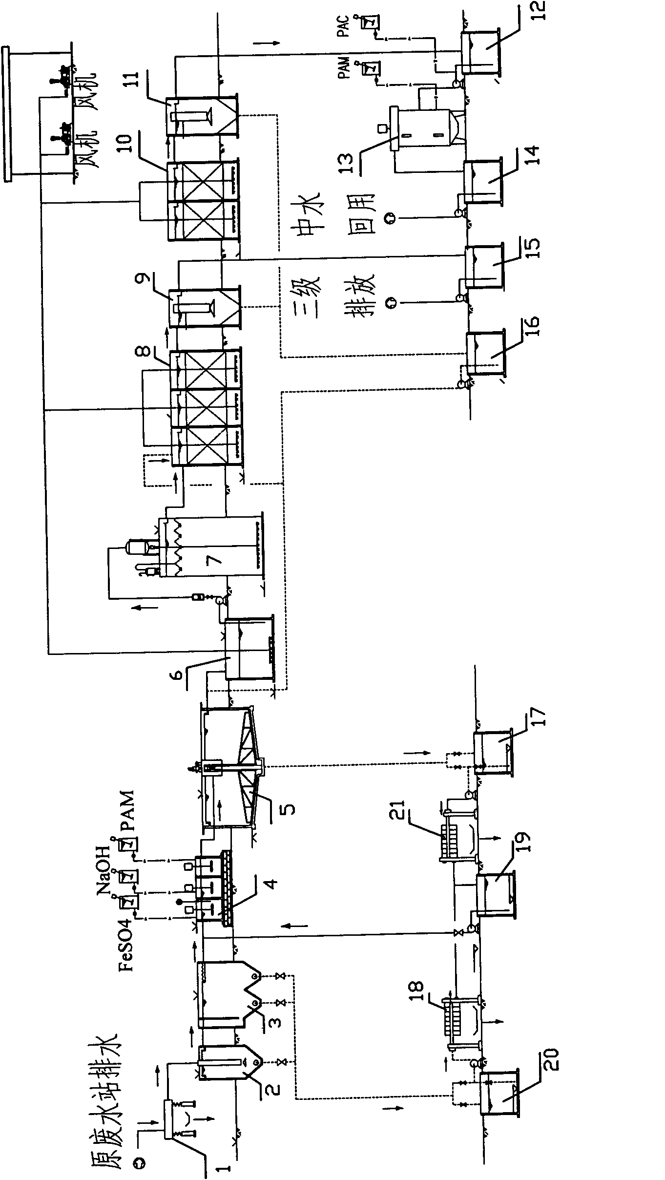 EPS(Expanded Poly Styrol) wastewater treatment system