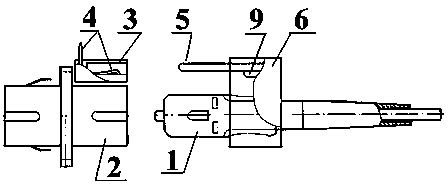 Photoelectric-separated intelligent optical fiber connector