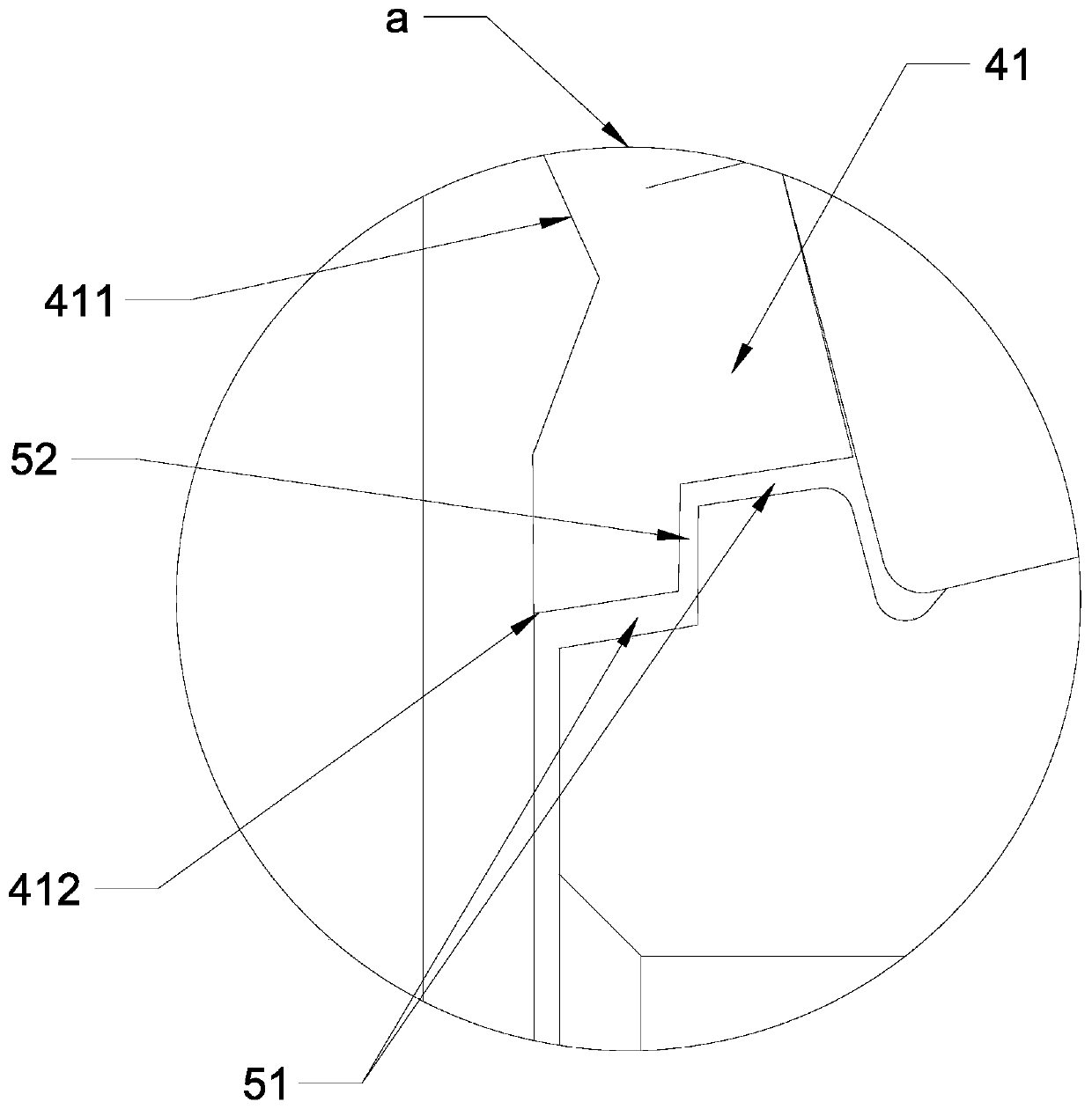 Conical roller bearing for differential mechanism