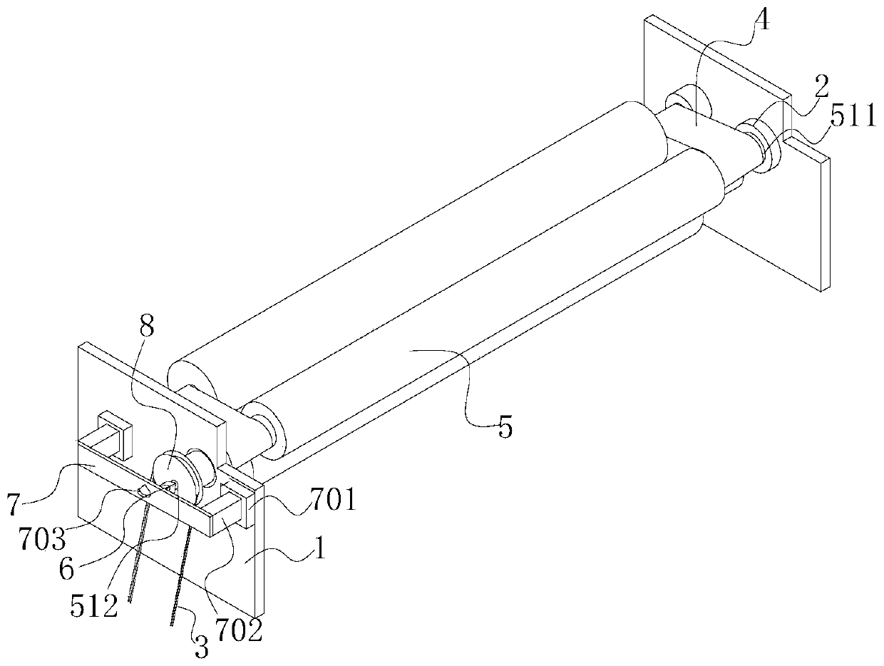 A textile roller with the function of preventing entanglement of foreign objects for textile machinery