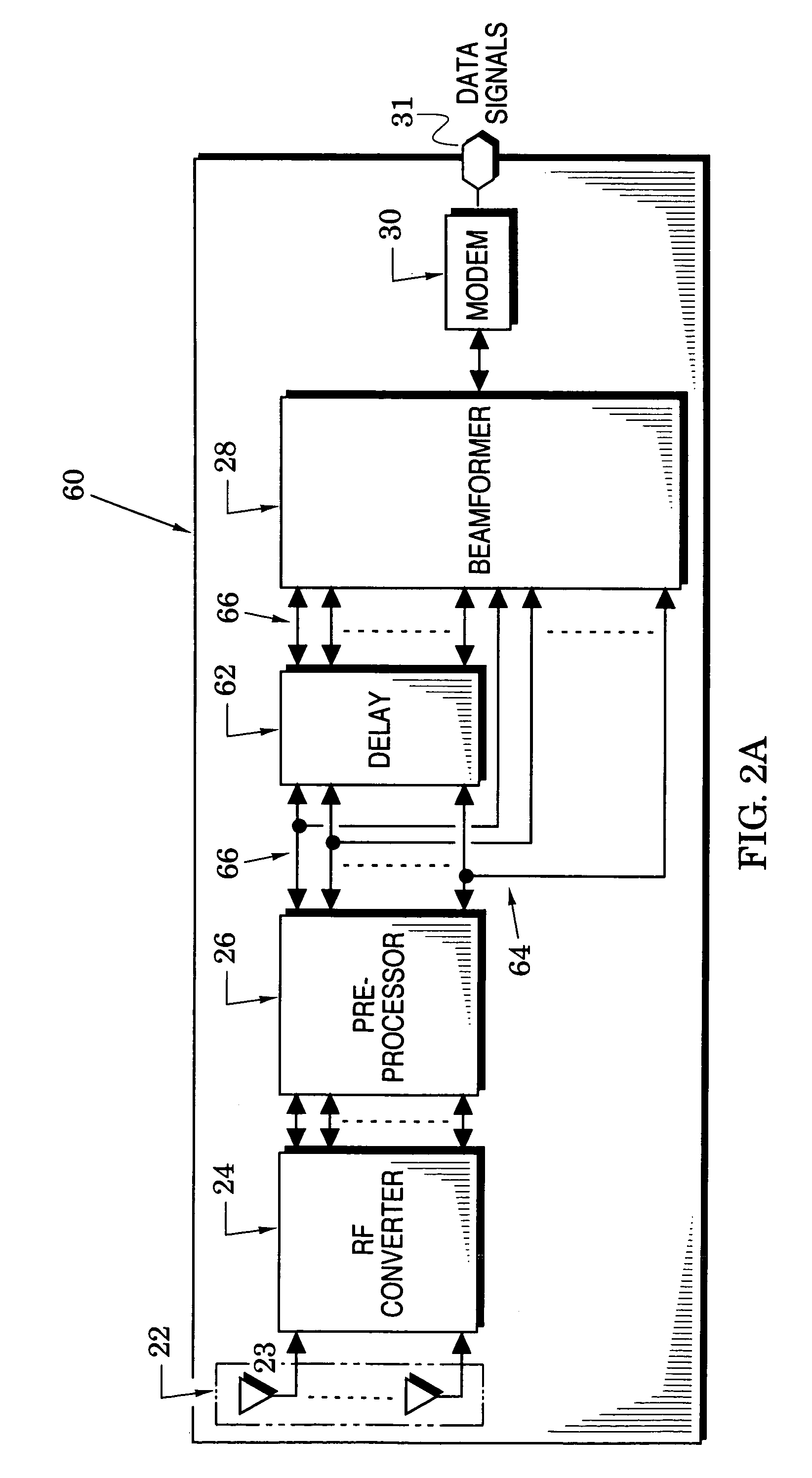 Adaptive beamforming methods and systems that enhance performance and reduce computations