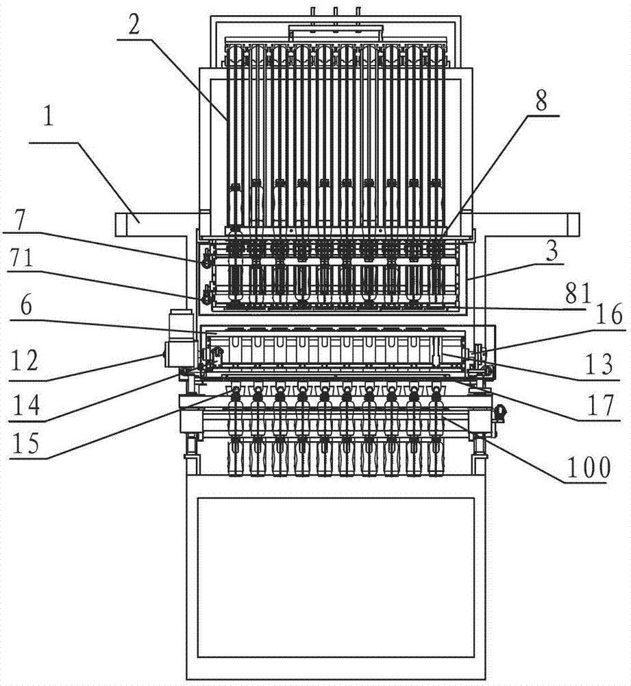 A multi-station intelligent bottle unscrambler device