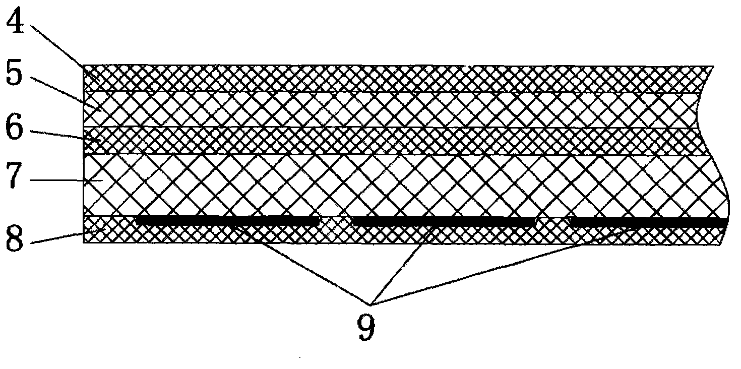 Carbon crystal heating wall heating product and production process thereof