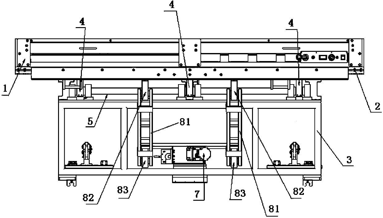 Overturning mechanism used for conducting picture inspection on liquid crystal panel