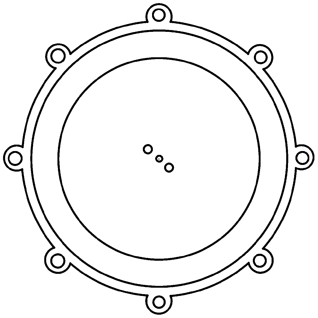 Preparation method of gas diaphragm