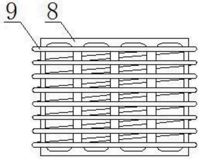 Separation and purification device for edible oil pre-processing