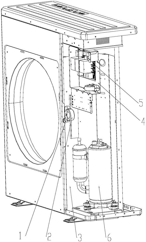 Protection frame assembly and air conditioner with same