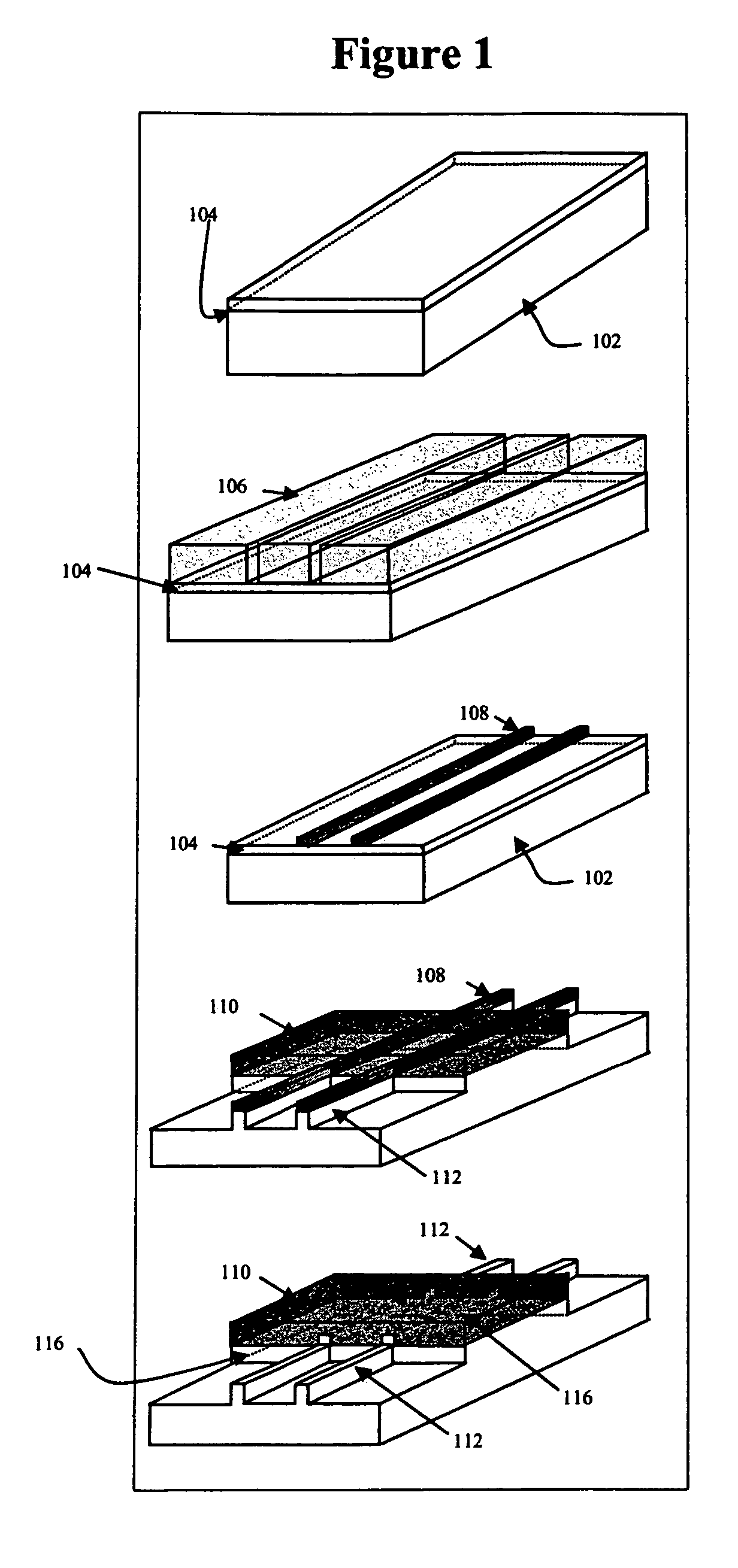 Controlled nanowire growth in permanent, integrated nano-templates and methods of fabricating sensor and transducer structures