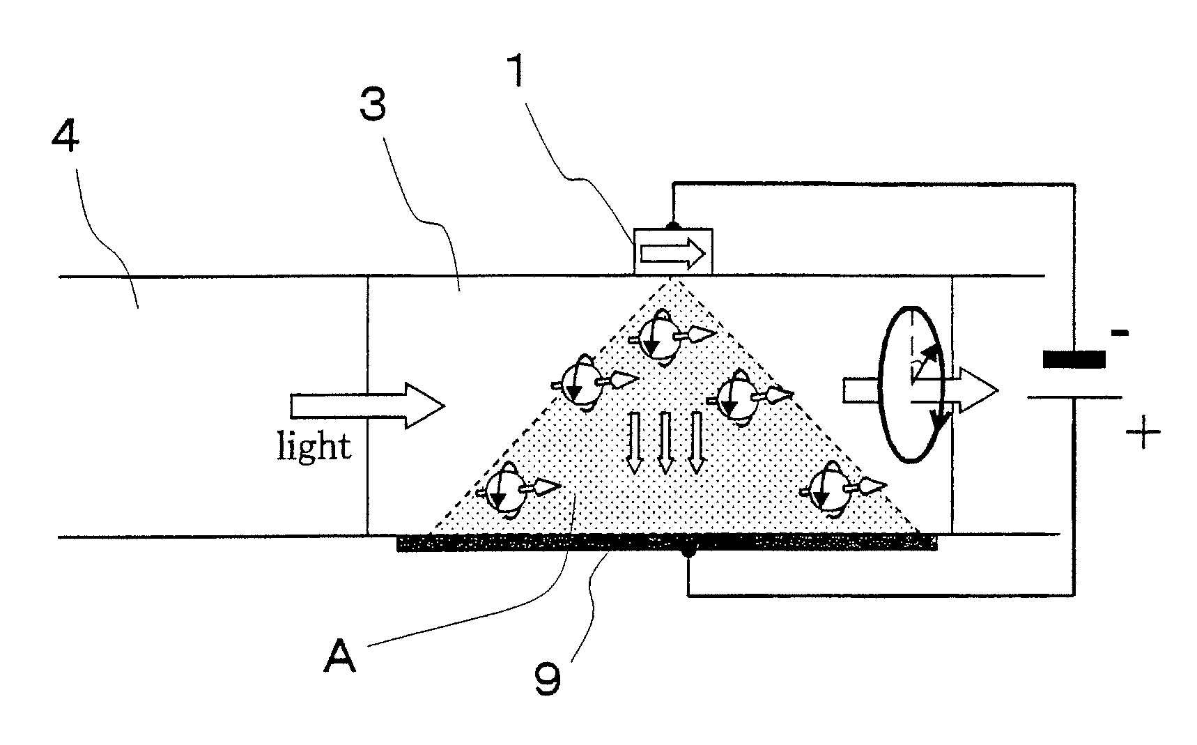 Nonvolatile Optical Memory Element, Memory Device, and Reading Method Thereof