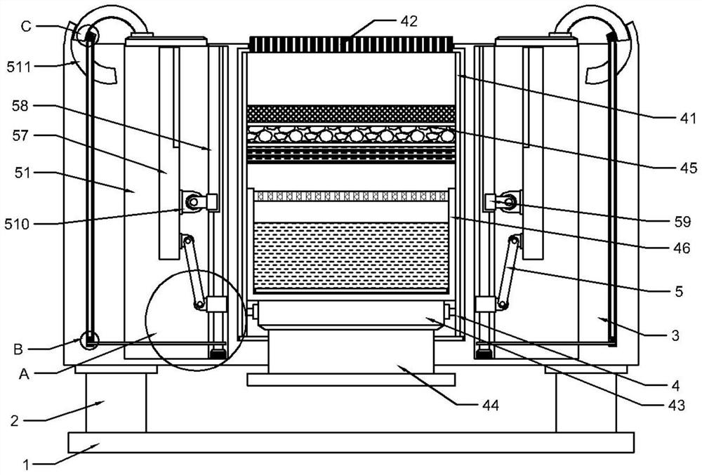 Air purification device for steel processing