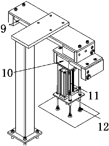Automatic paper circle blanking device and method