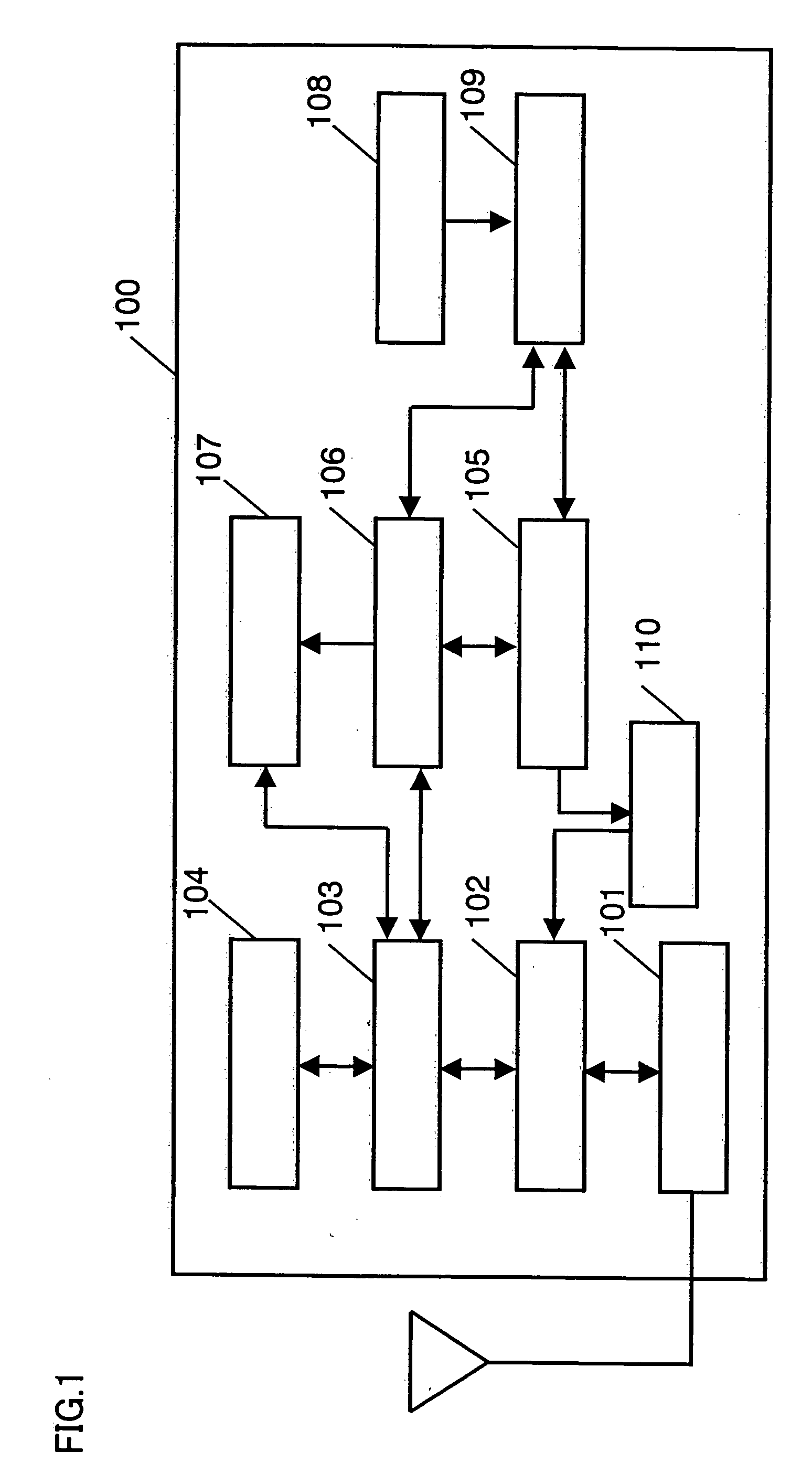 Radio communication device and route search method