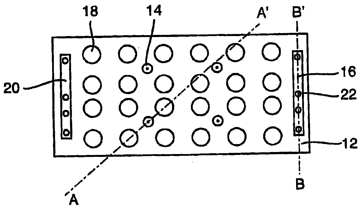 Receiving device for active part of solar cell unit and method for manufacturing active part of solar cell unit