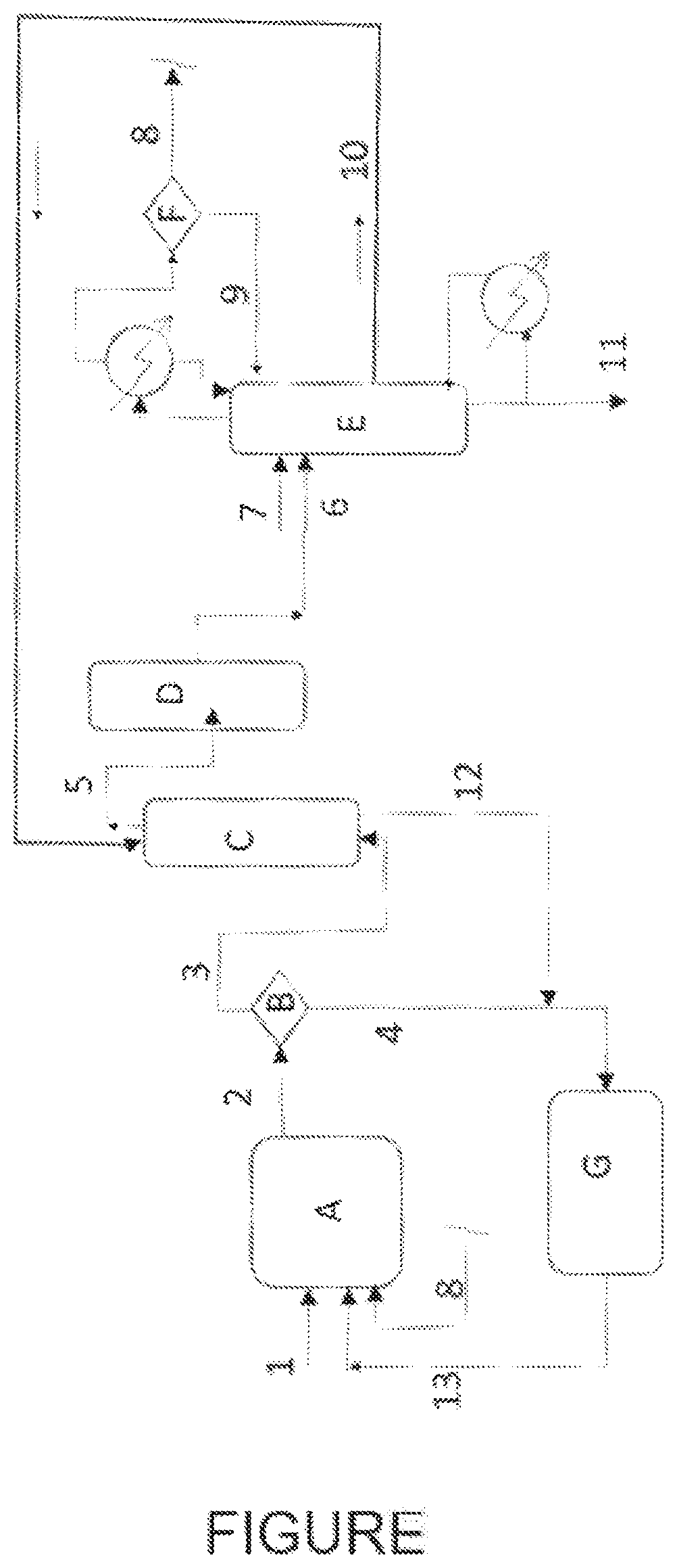 Process for preparing hydrazine hydrate with oxime recycling