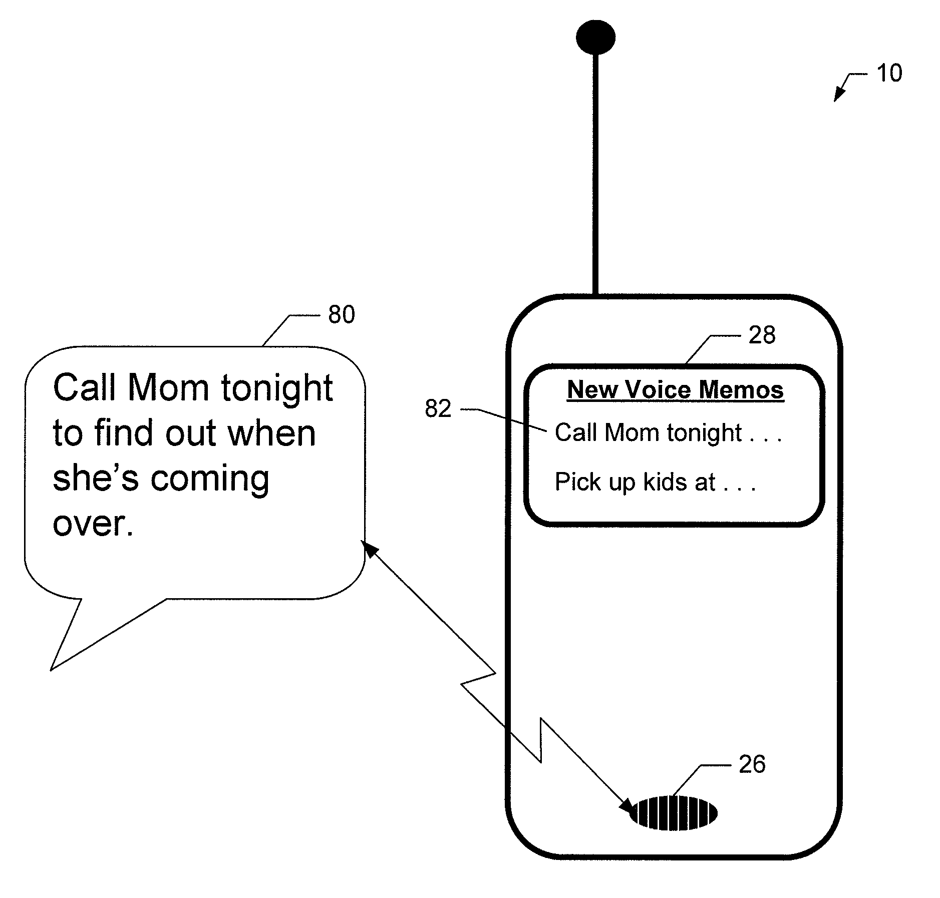 Apparatuses and methods for handling recorded voice strings