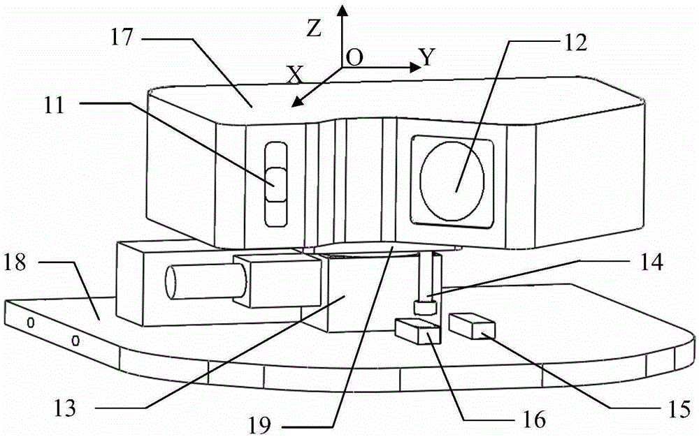 Swing type measuring head robot online measuring system for BIW dimension detection