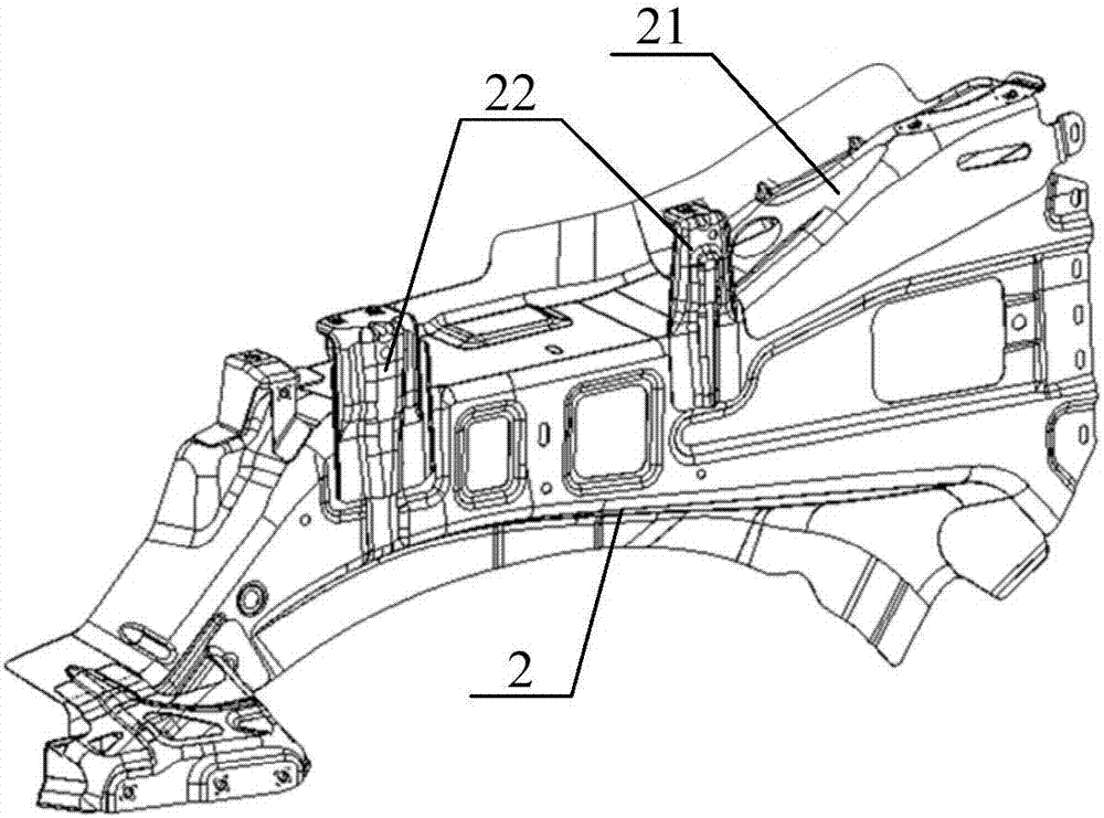 Method for mounting vehicle former face parts and vehicle