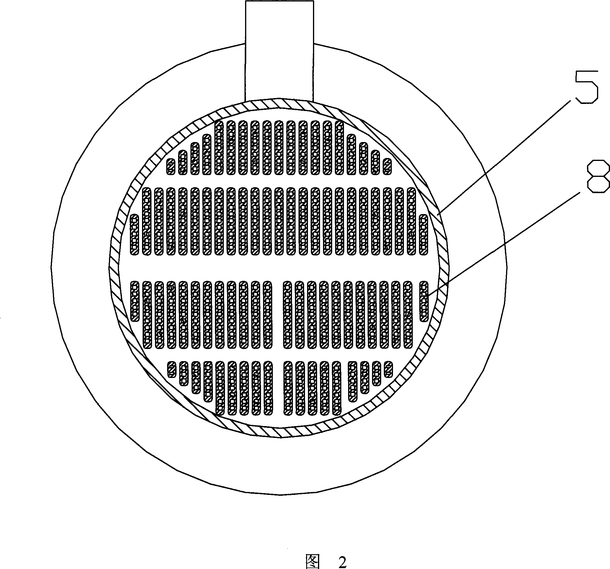 Shell pipe heat exchanger