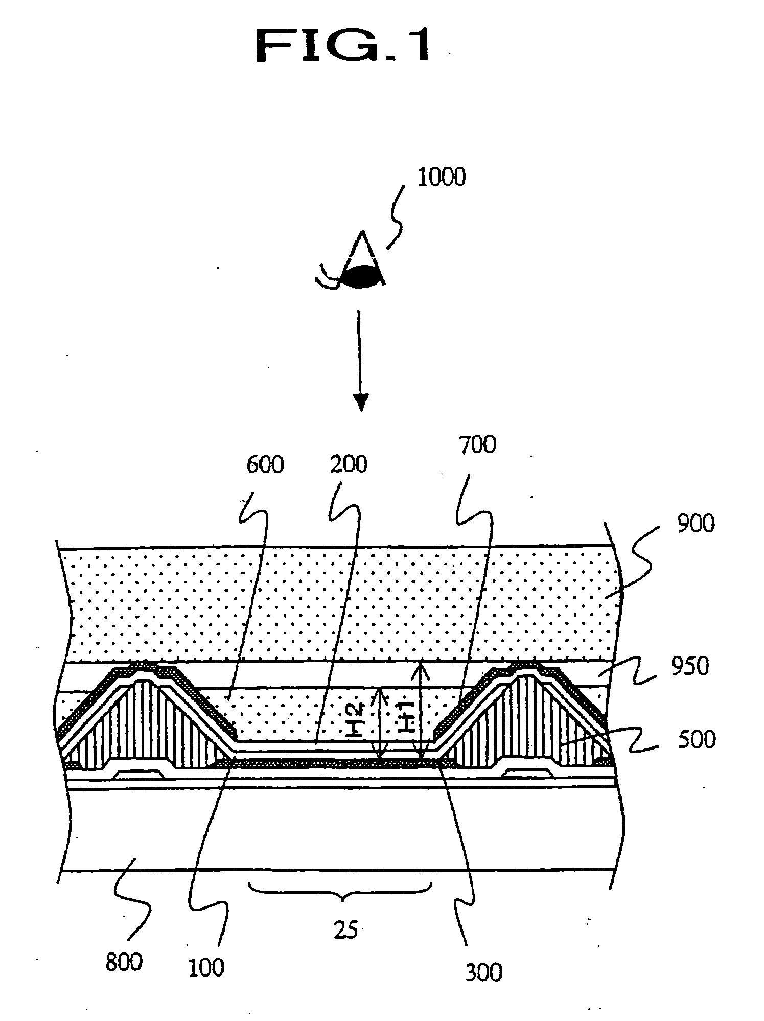 Light-emitting element and display device using same