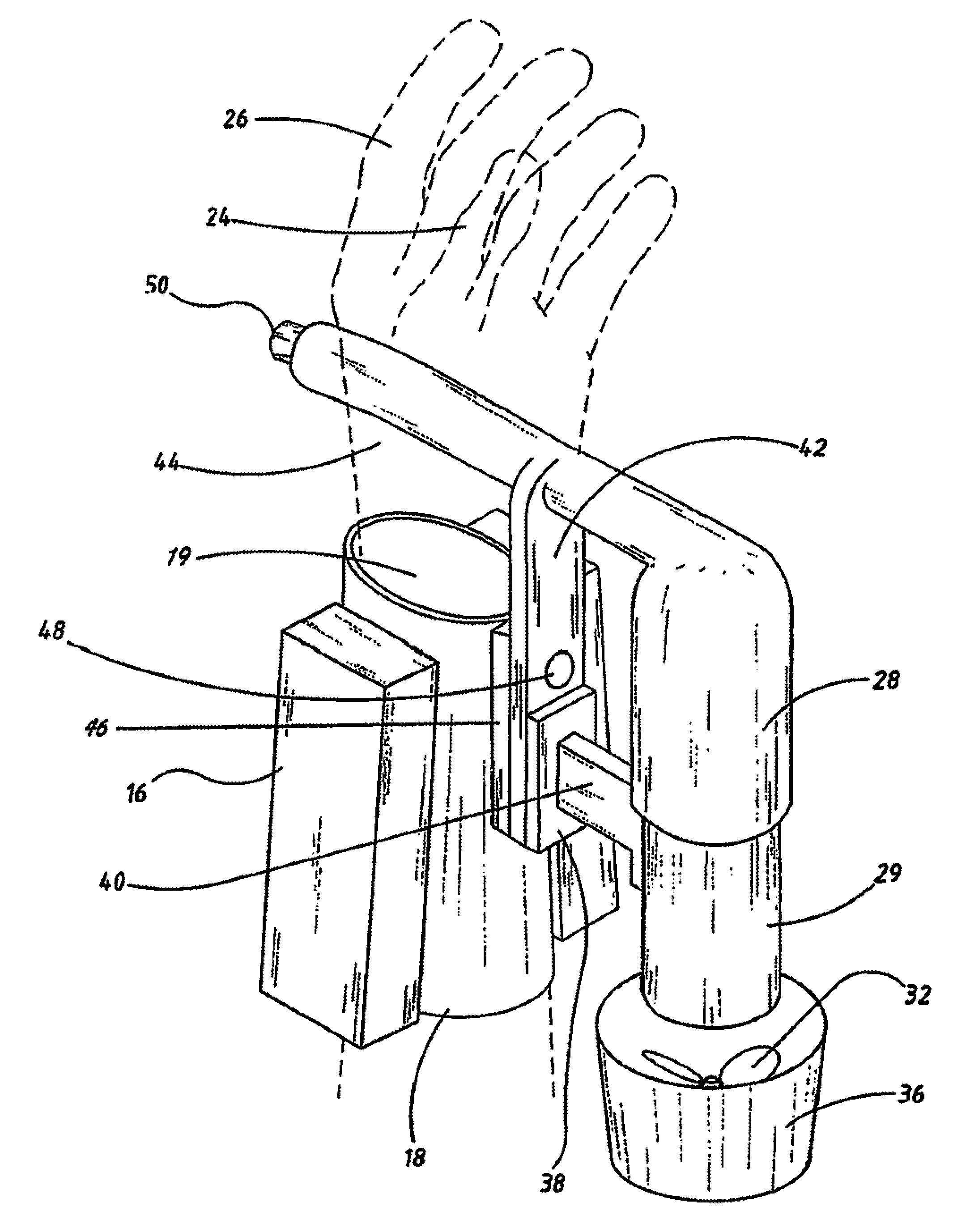 Propulsion system for use by a swimmer