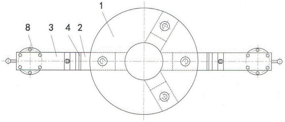 Elastic bellows single-acting cylinder-driven series flexible hinge skeleton manipulator