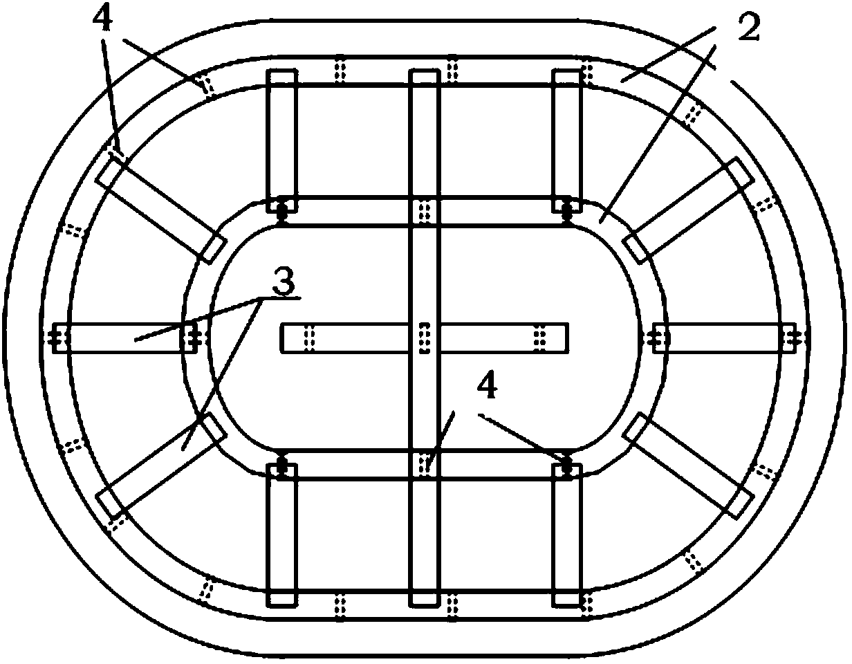 Ladder tower flocculation reaction device