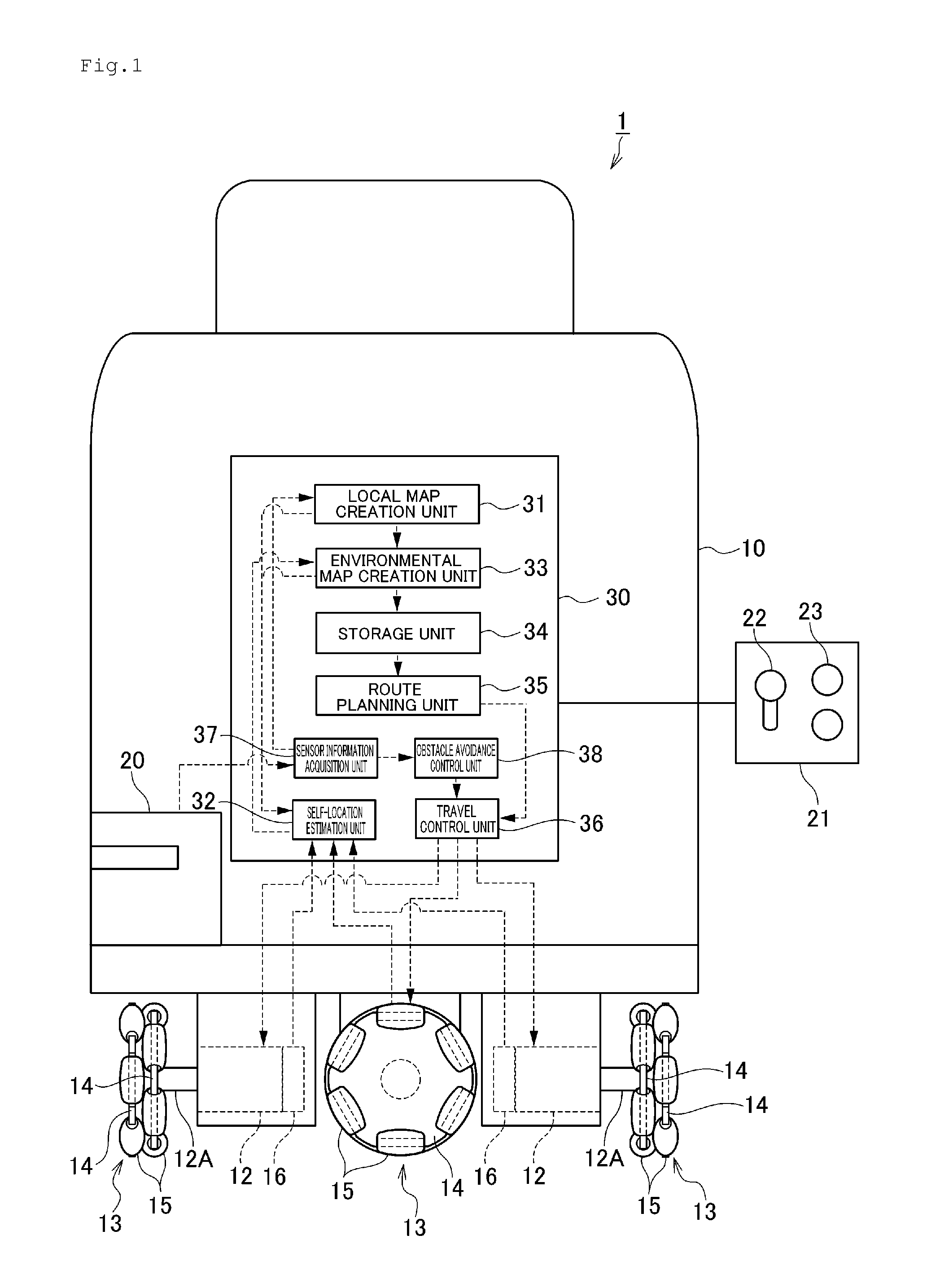 Autonomous mobile device