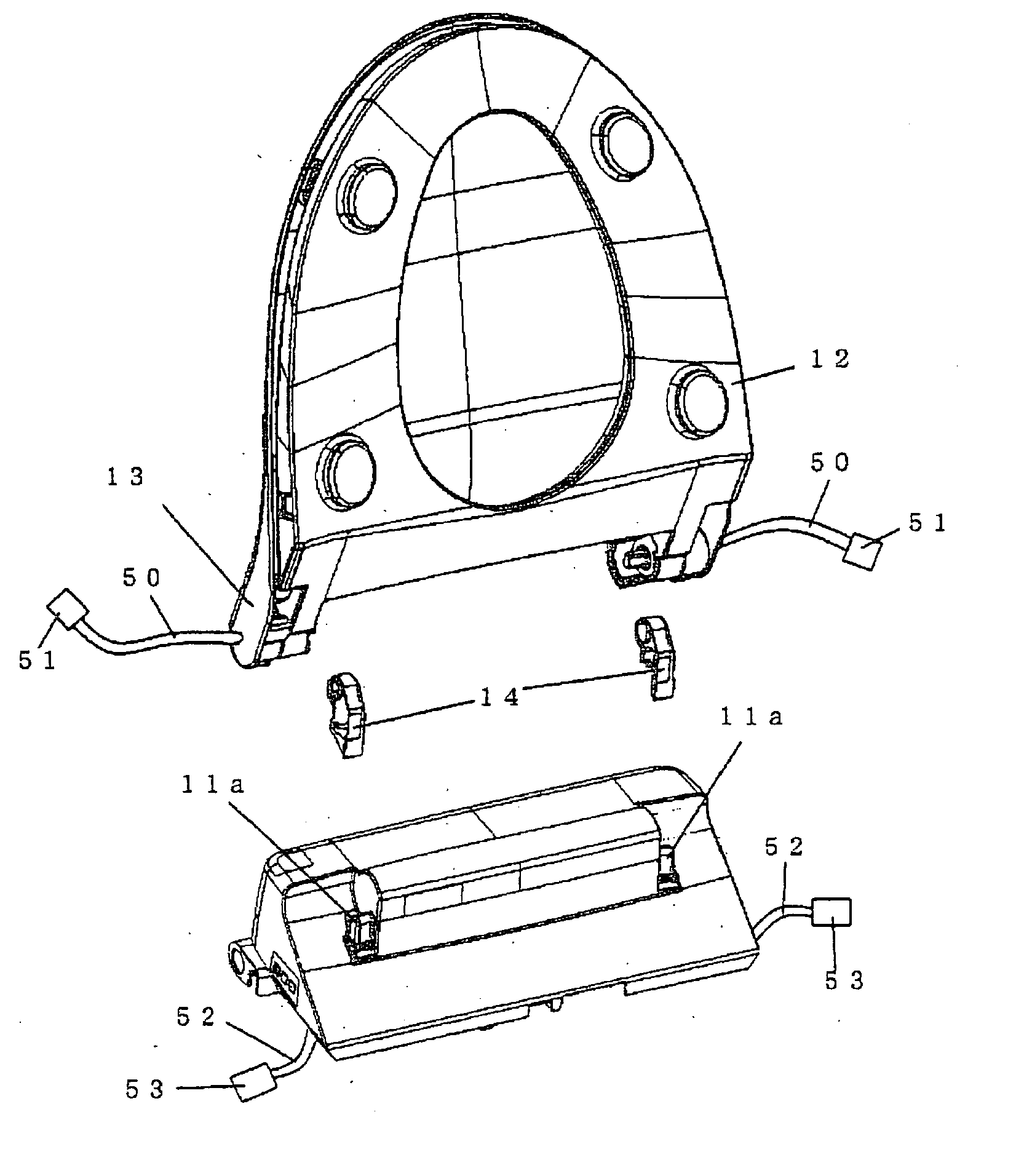 Automatic open/close device for toilet seat or toilet cover