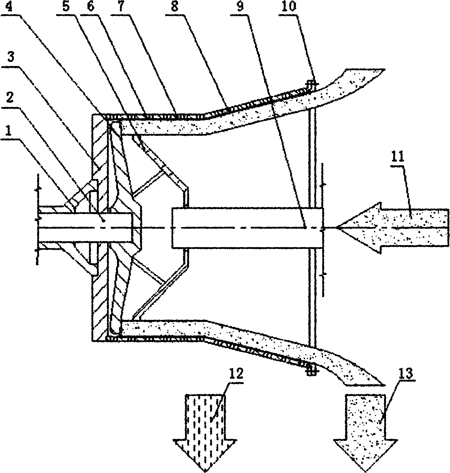 Cone drum for piston pusher centrifuge