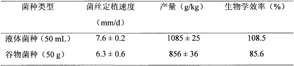 Method for producing pleurotus ostreatus liquid strains from compound radix sophorae flavescentis alcohol precipitate