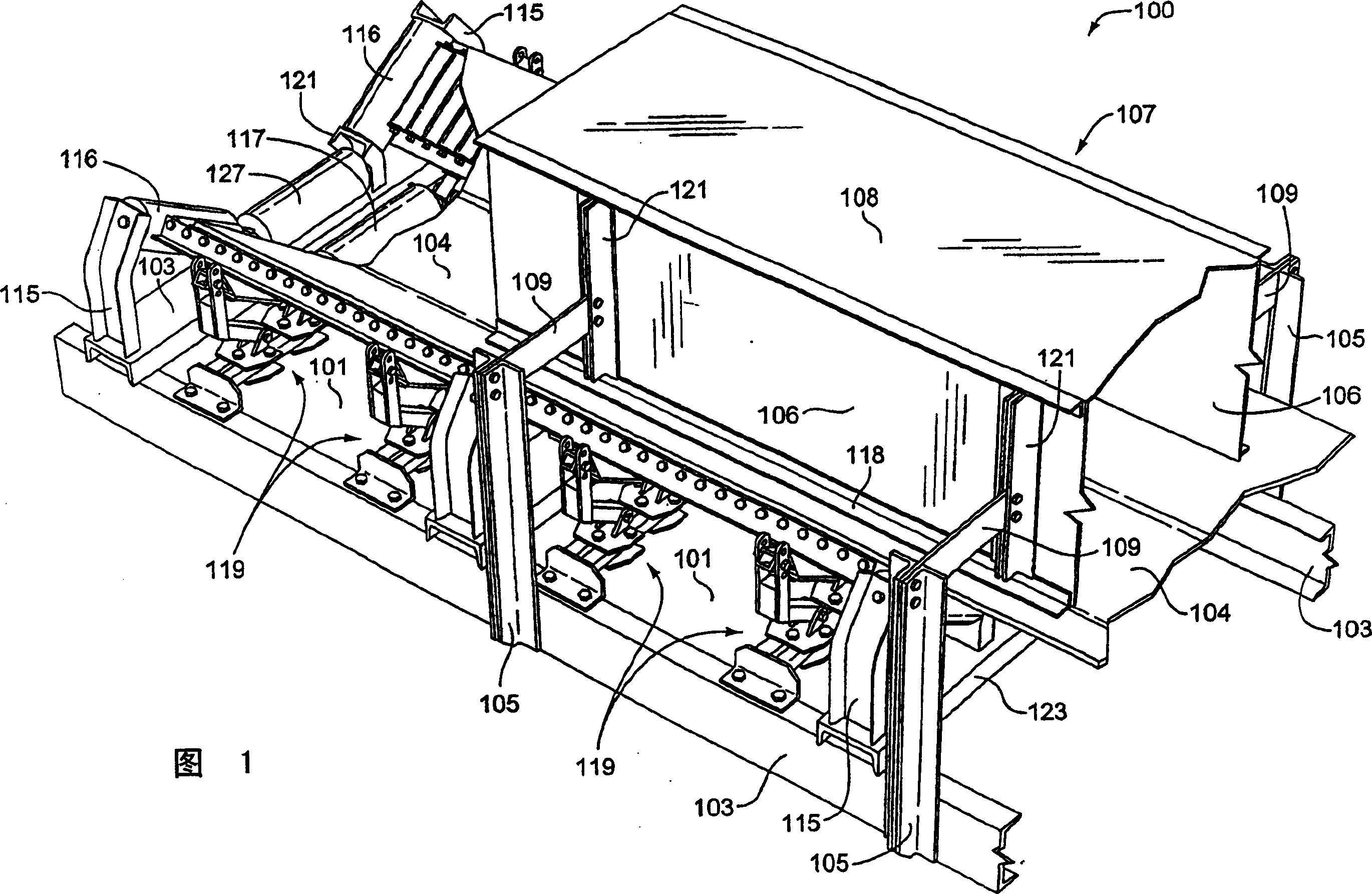 Roller bed for a conveyor belt system