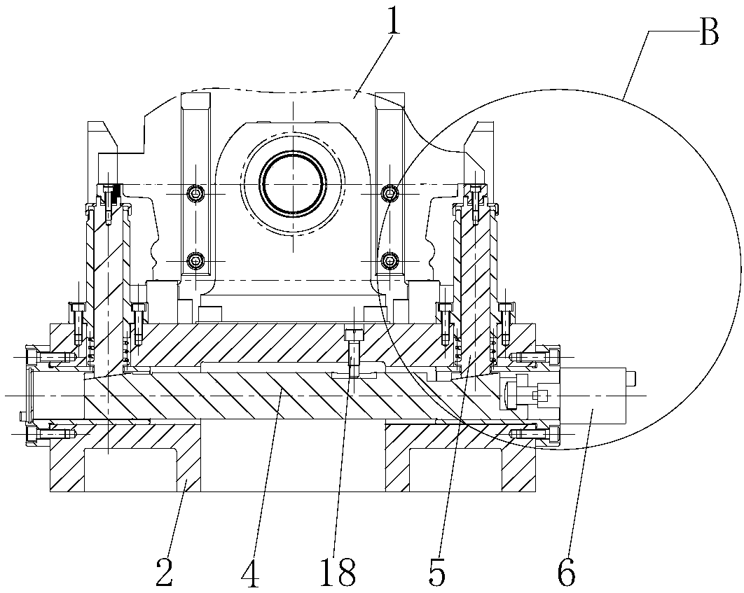 Positioning device for flattening bottom face of cylinder body