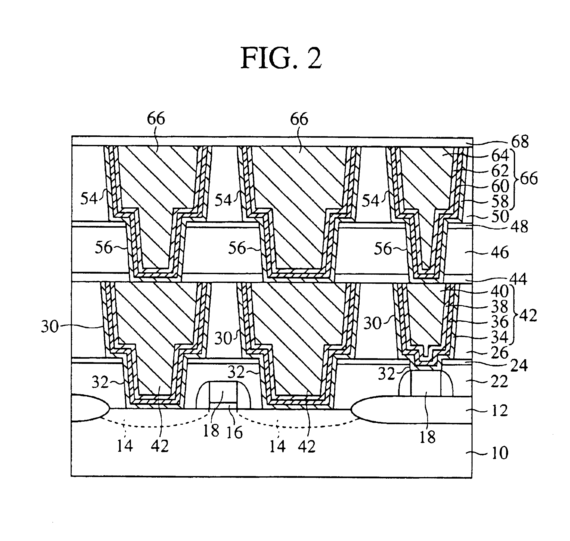 Metal interconnection, semiconductor device, method for forming metal interconnection and method for fabricating semiconductor device