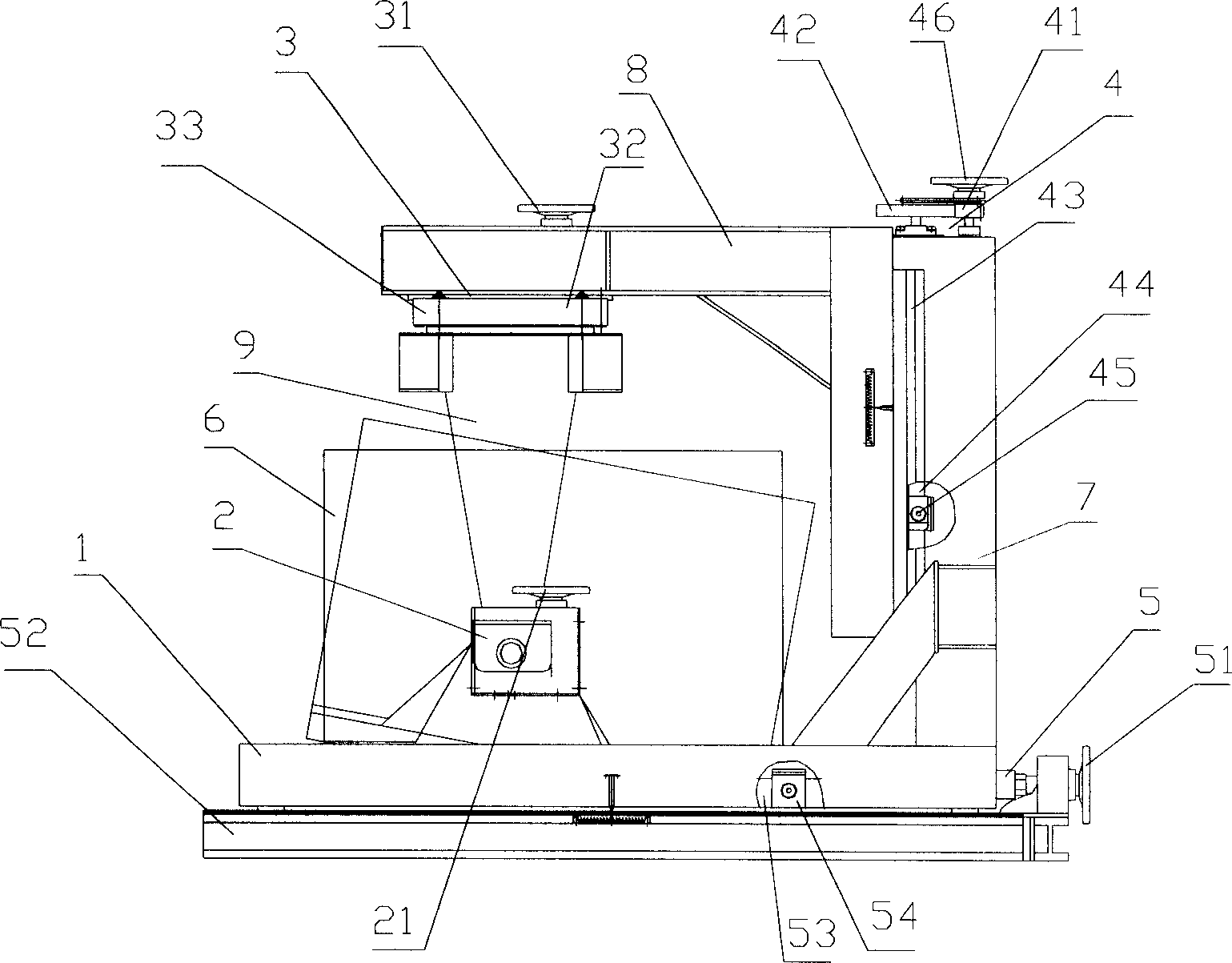 Radiant ray angle adjustable inspection system for container goods/vehicle