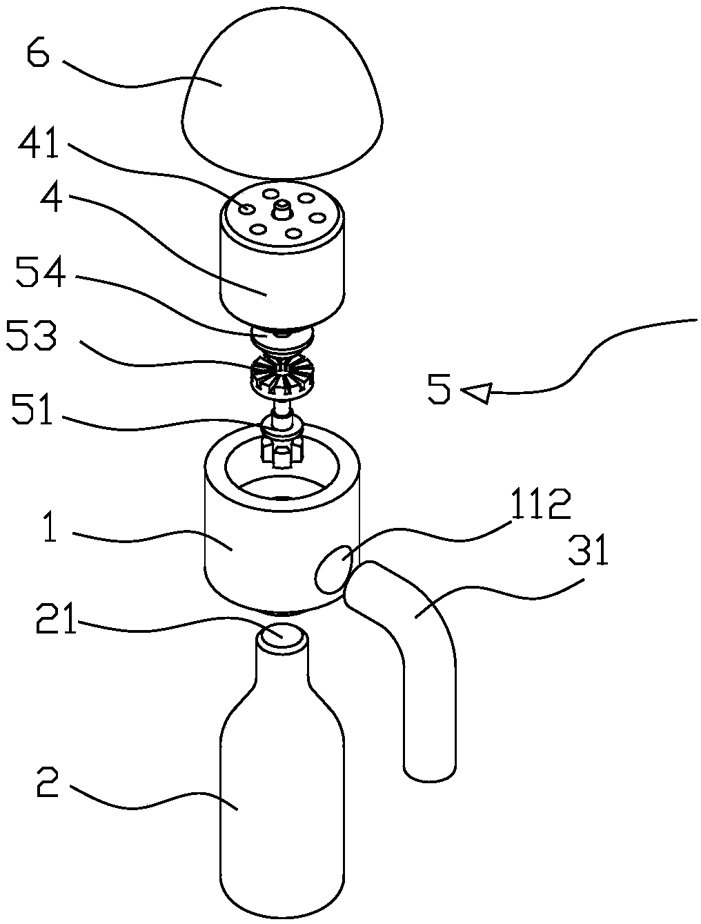 Device capable of achieving automatic inflation when wet and unmanned aerial vehicle