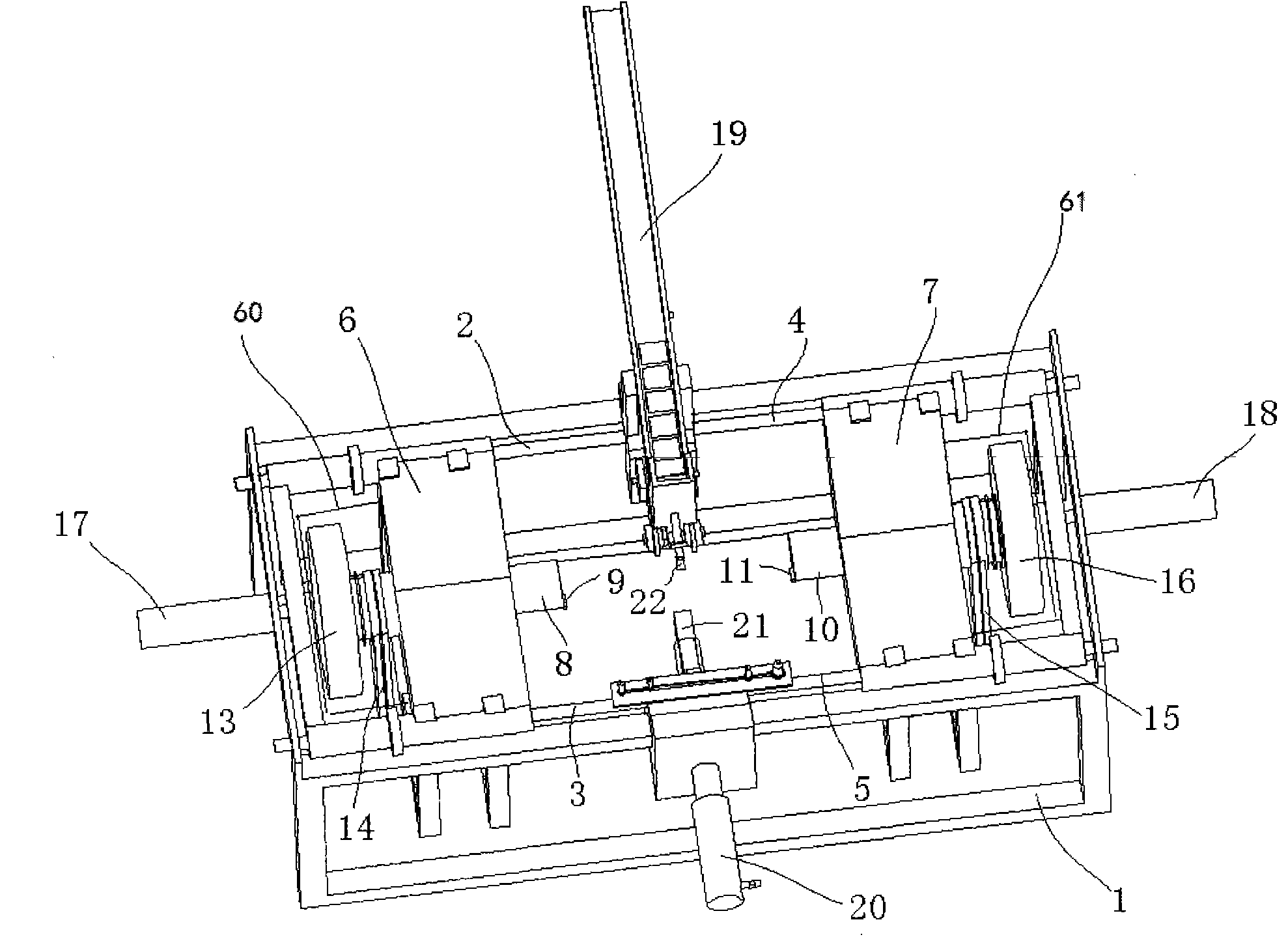 Connecting sleeve parison tube double-sided milling machine